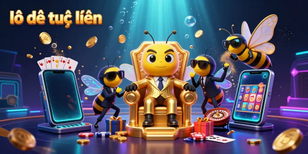 Experience thrilling lô đề trực tuyến gameplay with vibrant characters and dynamic casino elements.